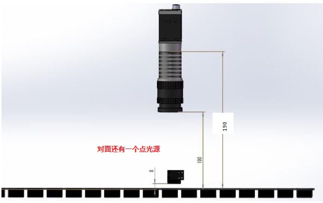 LED缺陷檢測(cè)產(chǎn)品安裝示意圖編帶相機(jī)